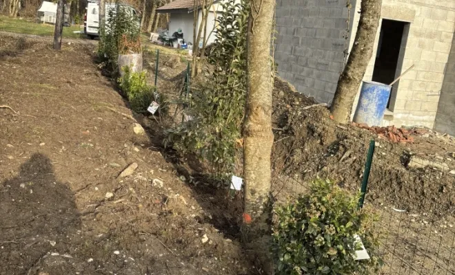 Terrassement à Divonne., Échenevex, Monsieur Hugo Tardy